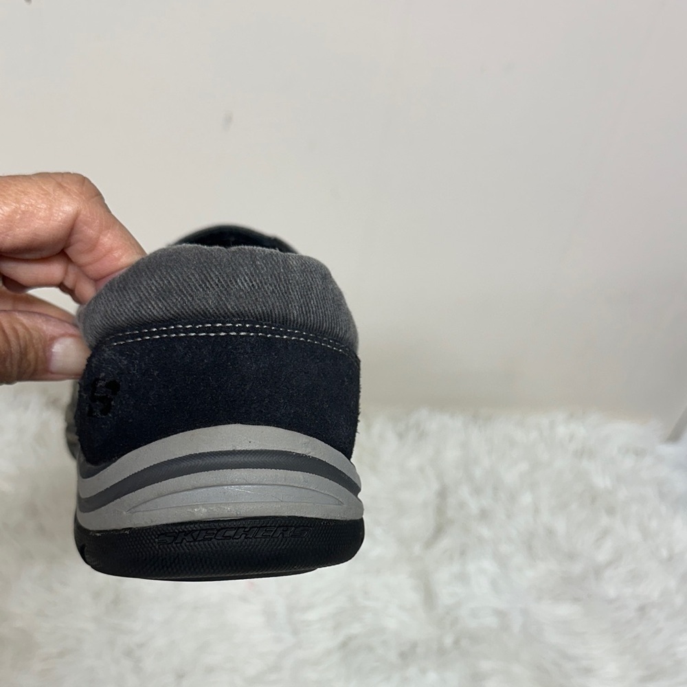 Skechers Mens Expected Avillo Relaxed-Fit Slip-On Loafer Black Size 10.5 - Picture 7 of 11